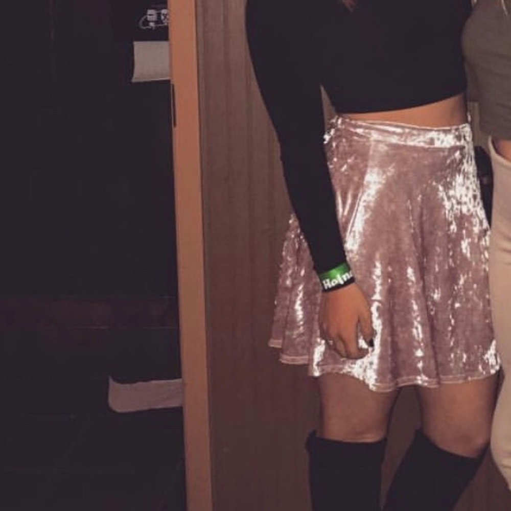 Pink skirt